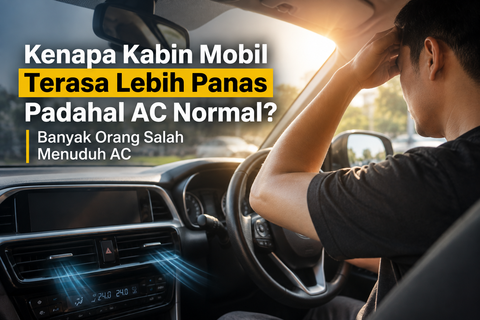 Kenapa Kabin Mobil Terasa Lebih Panas Padahal AC Normal Banyak Orang Salah Menuduh AC